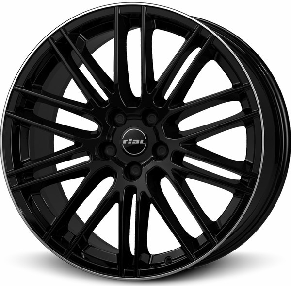 Rial Kibo 8x18 5x112 ET42 black polished