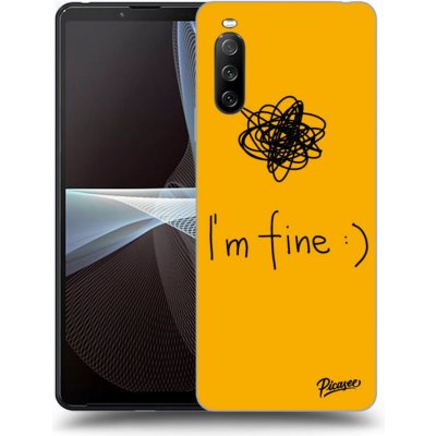 Pouzdro Picasee silikonové Sony Xperia 10 III - I am fine černé – Zboží Mobilmania