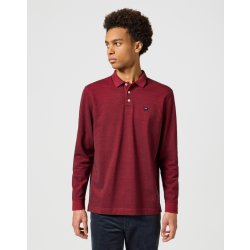 Wrangler 112357286 LS REFINED POLO Red