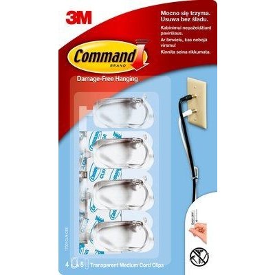 3M 17301CLR-CEE Command svazovač kabelů, 4 ks – Hledejceny.cz