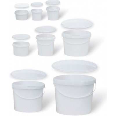 BOLL Plastová nádoba s víkem na míchání barev a laků, plastový kbelík s víkem 240 ml 0070197 – Zboží Mobilmania
