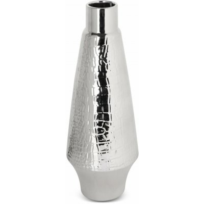 EUROFIRANY DEKORAČNÍ VÁZA ERNA (FI) 14X39 CM STŘÍBRNÁ – Hledejceny.cz