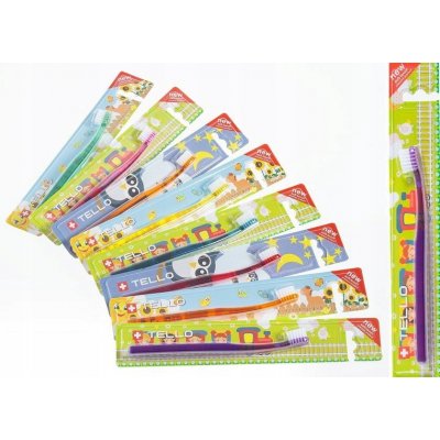 Tello Kids zubní kartáček s 10400+ vlákny – Zboží Dáma