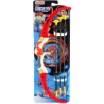 Mix hračky luk dětský plastový 57cm set se 3 šípy s přísavkou na kartě – Hledejceny.cz