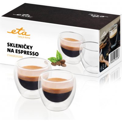 Eta Skleničky na espresso 4181 91000 2 x 80 ml – Zboží Mobilmania