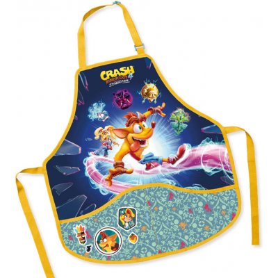 Argus Dětská pracovní zástěra Crash Bandicoot 50 × 55 cm – Hledejceny.cz