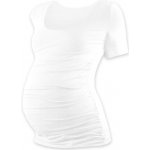 Jožánek Johanka těhotenské tričko krátký rukáv bílá – Zboží Dáma