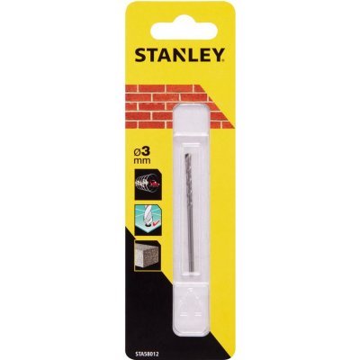 STA58012 STANLEY PŘESNÝ VRTÁK DO ZDIVA Ø 3,0 X 60/30 MM – Zboží Mobilmania