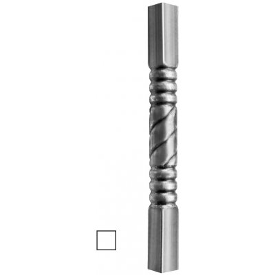 Kovoinox Tyč 1200 mm se čtvercovou základnou 60 x 60 mm – Hledejceny.cz