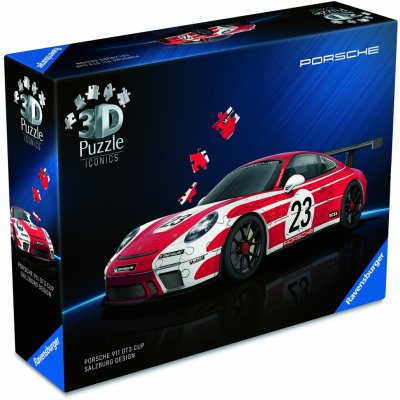 RAVENSBURGER 3D puzzle Porsche 911 GT3 Cup Salzburg design 136 ks – Zboží Mobilmania