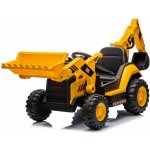 Beneo elektrický Bagr Caterpillar se svahovací i výkopovou lžící žlutá – Zboží Dáma