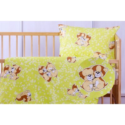 Jan povlečení Pejsek zelené 60 x 40 cm – Sleviste.cz