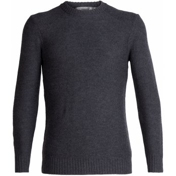 ICEBREAKER Mens Shearer V Sweater CHAR HTHR