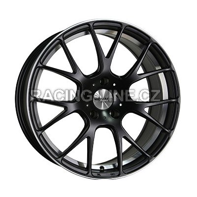 MONACO WHEELS MIRABEAU 7x17 4x108 ET25 black polished – Hledejceny.cz