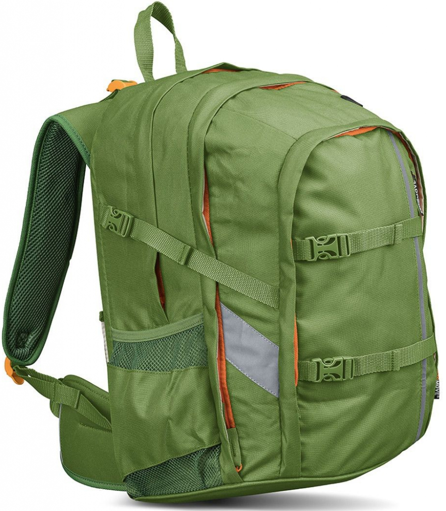 Topmove® batoh School Backpack 314602 zelená oranžová od 599 Kč - Heureka.cz