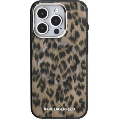 Karl Lagerfeld IML Leopard kryt s MagSafe pro iPhone 16 Pro Max - hnědý 57983125085 – Zboží Mobilmania