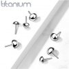 Piercing Šperky4U půlkulička k Push In piercingu titan TIT1152-03