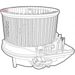 Vnitřní ventilátor DENSO DEA07015