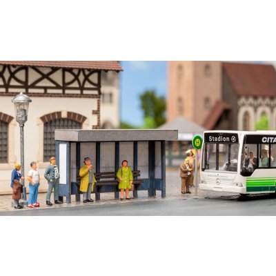 Noch Autobusová zastávka, Laser-Cut stavebnice 14390 NO14390 – Zbozi.Blesk.cz