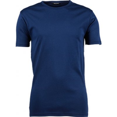 Tee Jays Vysokogramážové pevné pánské slim-fit triko Interlock 220 g/m : modrá indigo