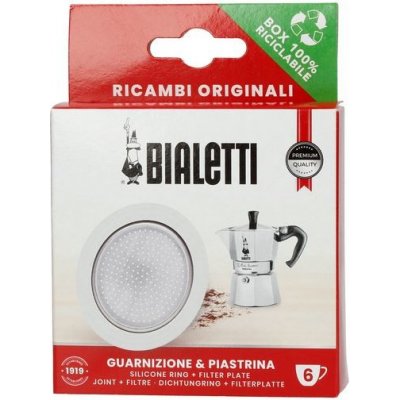 Bialetti 6 hliník sítko + silikonové těsnění – Zboží Mobilmania