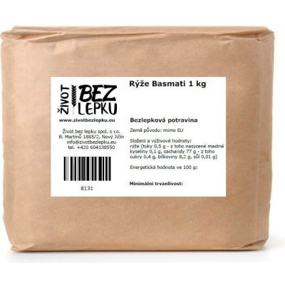 Život bez lepku Rýže Basmati 1 kg – Hledejceny.cz