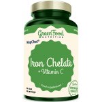 GreenFood Nutrition Železo chelát + Vitamín C 90 kapslí – Hledejceny.cz