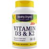 Vitamín a minerál Healthy Origins Vitamin D3 a K2 2000 IU 200 mcg 180 kapslí