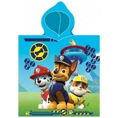 Carbotex Chlapecké bavlněné pončo osuška s kapucí Tlapková patrola Paw Patrol – Zboží Mobilmania