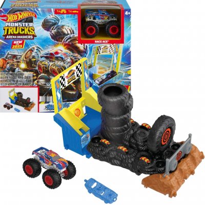 Mattel Hot Weels® Monster Trucks Aréna: Závodní výzva RACE ACE, HNB89 – Hledejceny.cz