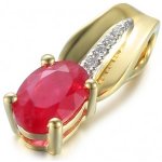 Gems přívěsek Florentina žluté zlato s brilianty a rubínem 585 38 2 4562.2ZB0.0.00.HSI.604.25 – Hledejceny.cz