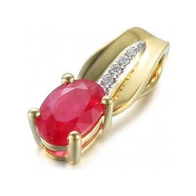 Gems přívěsek Florentina žluté zlato s brilianty a rubínem 585 38 2 4562.2ZB0.0.00.HSI.604.25 – Hledejceny.cz