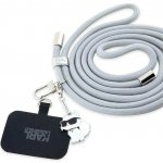 Karl Lagerfeld Crossbody Strap, šedá – Zboží Živě