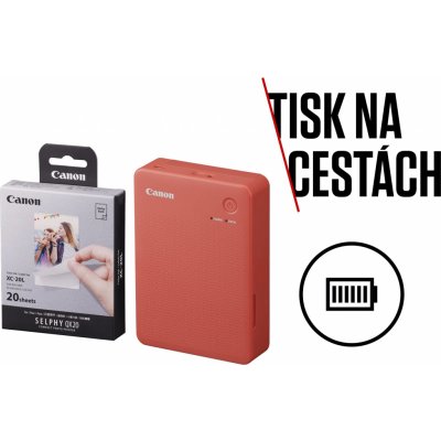 Canon Selphy Square QX20 červená KIT – Zboží Živě