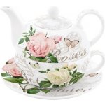 Easy Life Jardin Botanique Porcelánová konvička s hrnkem 350 ml – Zboží Dáma