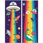 Anděl Samolepky na zeď dětský metr - duhový vesmír do 120 cm 10295 – Sleviste.cz