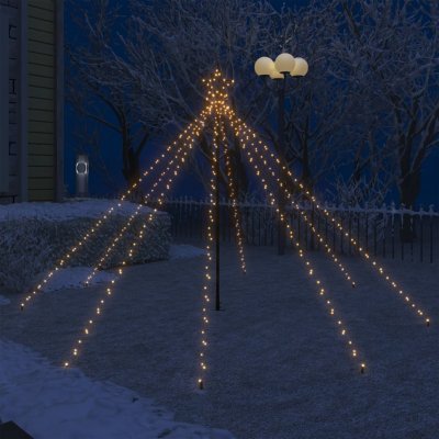 zahrada-XL LED vánoční vodopád světelný strom dovnitř i ven 400 LED 2,5 m