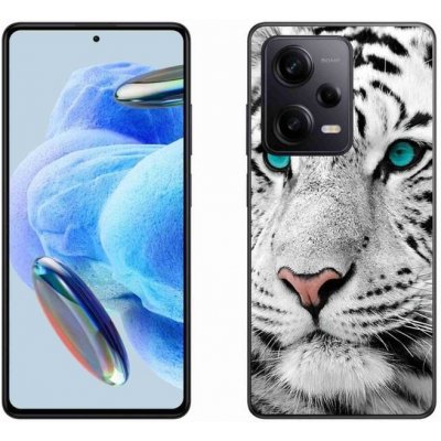 Pouzdro mmCase Gelové Xiaomi Redmi Note 12 Pro+ 5G - bílý tygr – Zboží Živě
