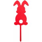 Zápich na dort / do květináče králík 2 sklopené uši Zelená – Sleviste.cz