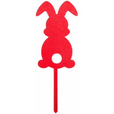 Zápich na dort / do květináče králík 2 sklopené uši Zelená – Sleviste.cz