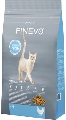 Finevo pro kočky Sterilised Cat kuřecí 2 kg