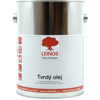 Leinos naturfarben Tvrdý olej na dřevo 2,5 l kaštan