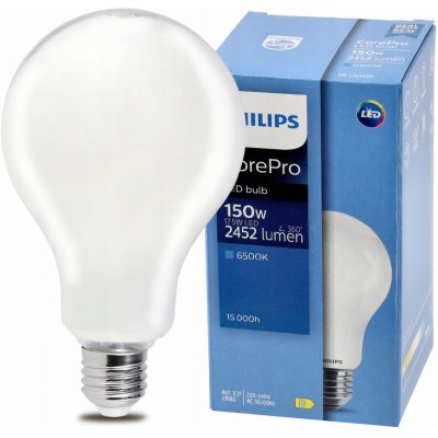 Philips LED žárovka E27 17,5W - 2452lm - 6000k Corepro Premium – Zboží Mobilmania