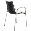 Jídelní židle Scab Design Zebra Bicolore P antracitová / bílá / zelená 2610