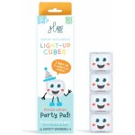Glo Pals svítící senzorické kostky do vody vícebarevné Party Pal 4 ks – Zboží Dáma