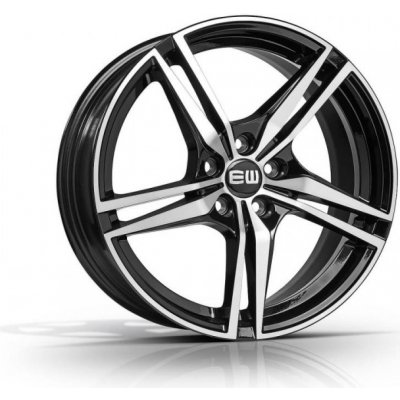 Elite Wheels EW11 RACER 8,5x19 5x108 ET47 black polished – Hledejceny.cz