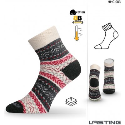 Lasting HMC trekové ponožky červená – Zboží Dáma