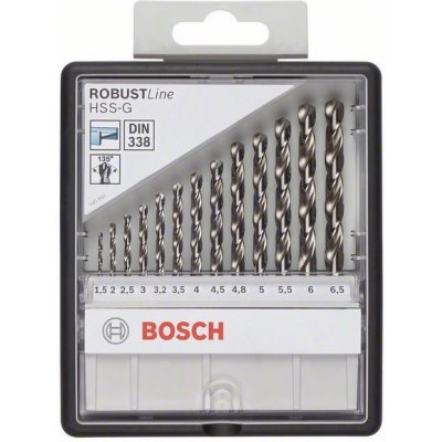 2607010538 Sada vrtáků do kovu Robust Line HSS-G, 13dílná, 135° Bosch – Zbozi.Blesk.cz