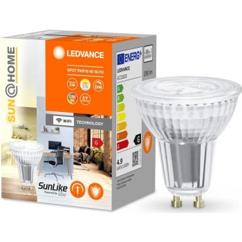 Ledvance SUN@Home LED světelný zdroj Smart+WIFI, 4,9 W, 268 lm, teplá studená bílá, GU10 SUN HOME SMART+ PAR16 50 TW GU10