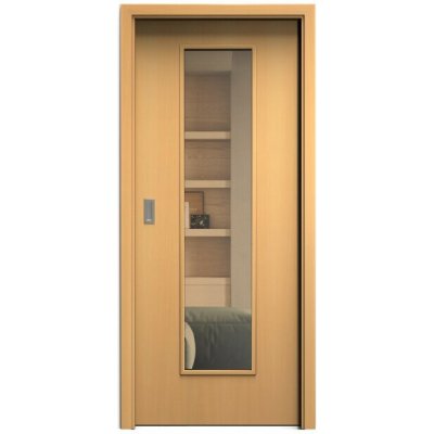 Sapeli Elegant Komfort M55 posuvné buk 60 x 210 cm Planibel bronz – Hledejceny.cz